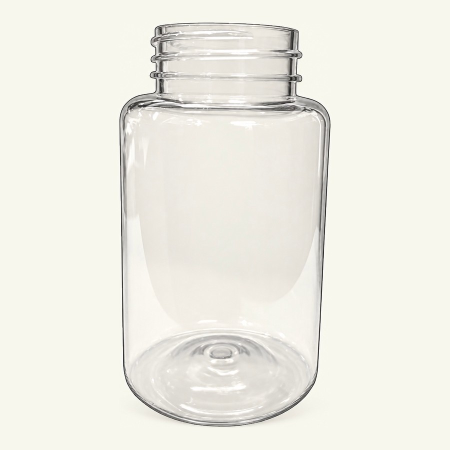 Frasco Pastillero 150 mL PET con Anillo R-38